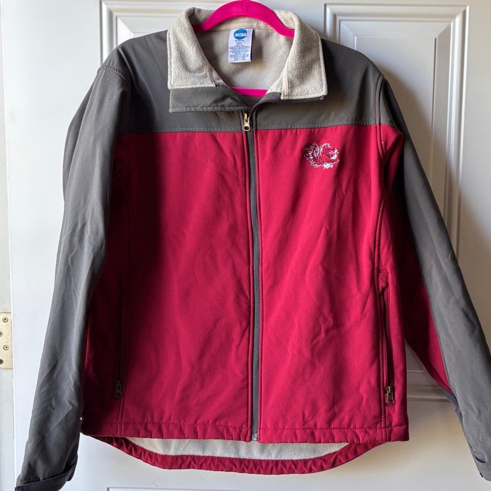 NCAA Garnet and Gray Fleece-Lined Jacket with Embroidered Tag